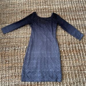 Glittery Small Silver/Charcoal Dress